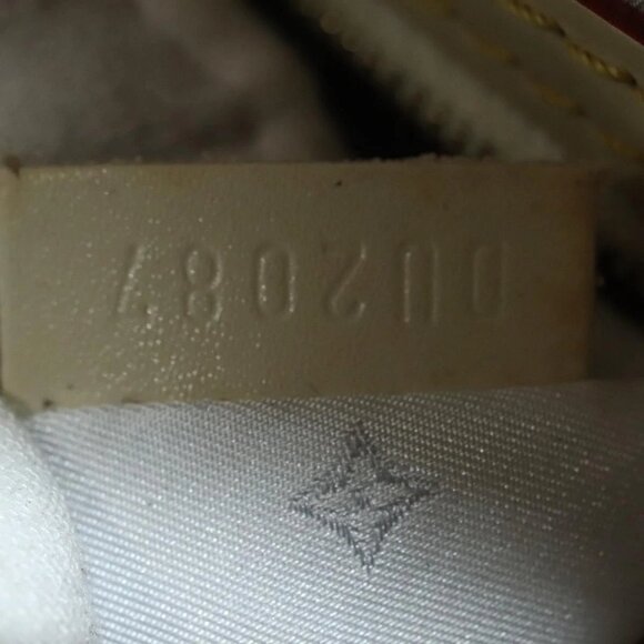 LOUIS VUITTON Suhari Lockit MM Hand Bag Leather White M91874 LV Auth sw1347 - Picture 9 of 16